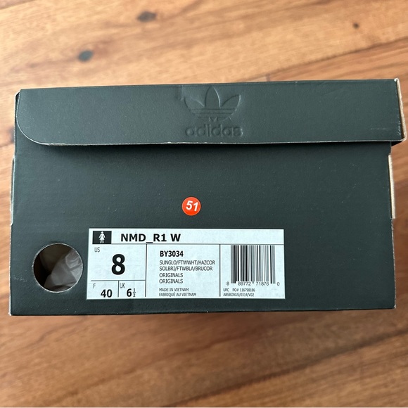 51. ADIDAS NMD R1 SUNGLOW BY3034 // WOMAN’S SIZE 8 - Picture 10 of 15